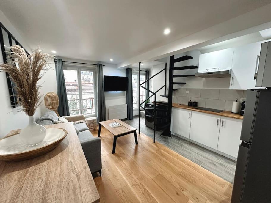 Charmant Duplex Proche Paris Saint-Maurice (Val-de-Marne) Exterior foto